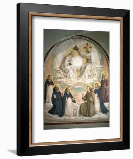 Coronation of the Virgin-Fra Angelico-Framed Art Print