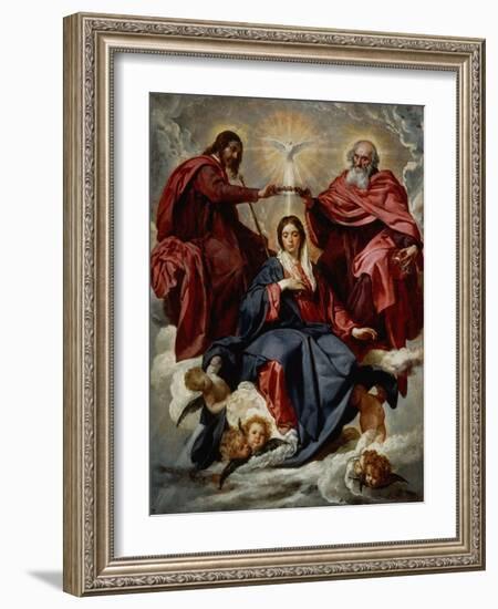 Coronation of the Virgin-Diego Velazquez-Framed Giclee Print