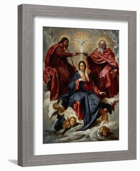 Coronation of the Virgin-Diego Velazquez-Framed Giclee Print