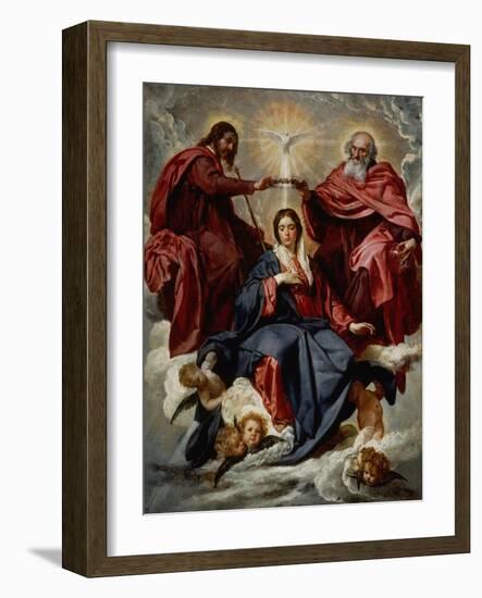 Coronation of the Virgin-Diego Velazquez-Framed Giclee Print