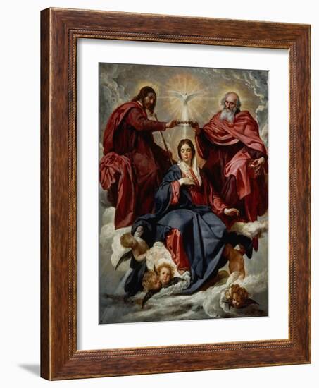 Coronation of the Virgin-Diego Velazquez-Framed Giclee Print