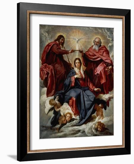 Coronation of the Virgin-Diego Velazquez-Framed Giclee Print