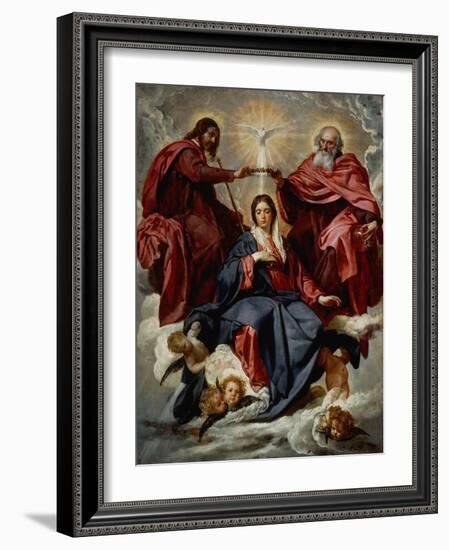 Coronation of the Virgin-Diego Velazquez-Framed Giclee Print