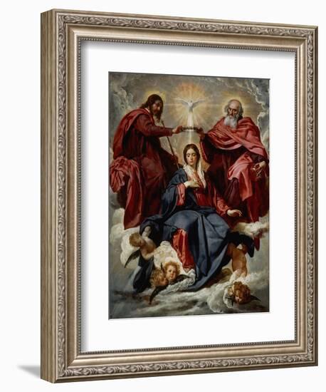 Coronation of the Virgin-Diego Velazquez-Framed Giclee Print