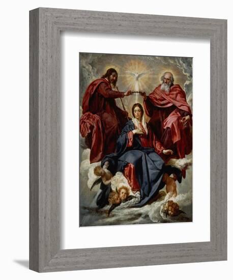 Coronation of the Virgin-Diego Velazquez-Framed Giclee Print