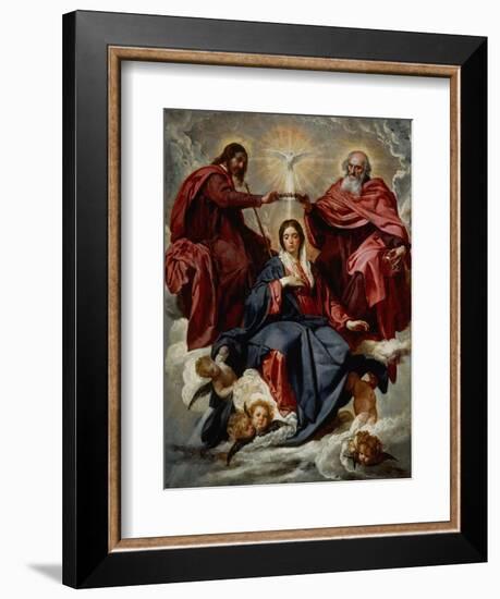 Coronation of the Virgin-Diego Velazquez-Framed Giclee Print