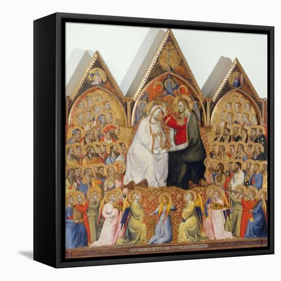 Coronation of the Virgin-Giovanni Di Niccolo Del Biondo-Framed Premier Image Canvas