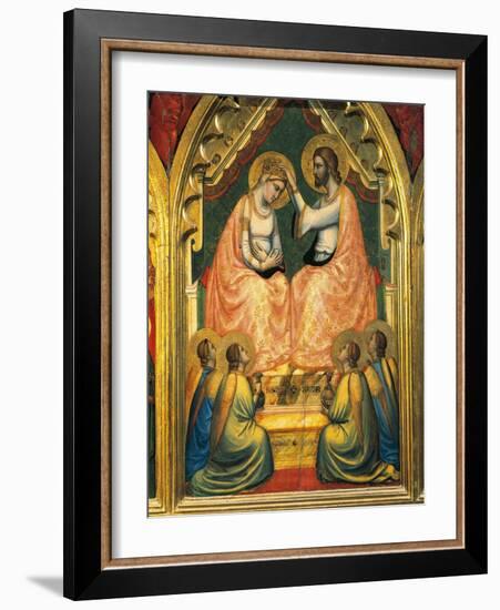 Coronation of the Virgin-Giotto di Bondone-Framed Giclee Print