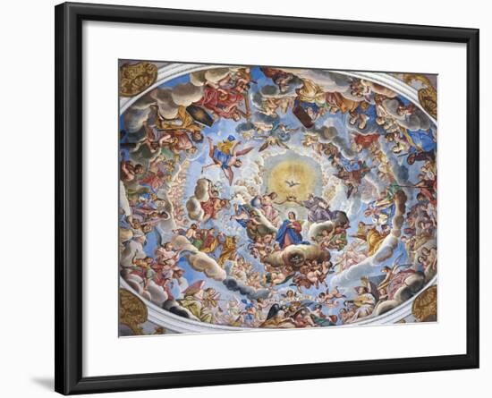 Coronation of the Virgin-Giuseppe Mattia Borgnis-Framed Giclee Print