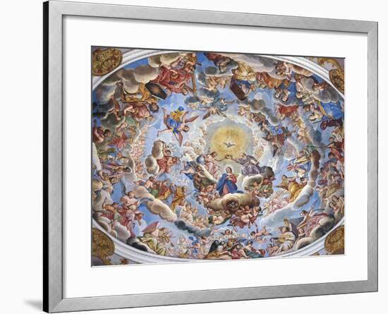 Coronation of the Virgin-Giuseppe Mattia Borgnis-Framed Giclee Print