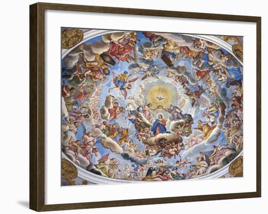 Coronation of the Virgin-Giuseppe Mattia Borgnis-Framed Giclee Print
