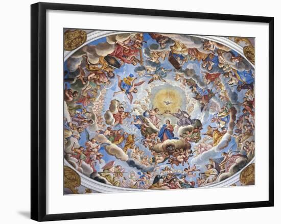 Coronation of the Virgin-Giuseppe Mattia Borgnis-Framed Giclee Print