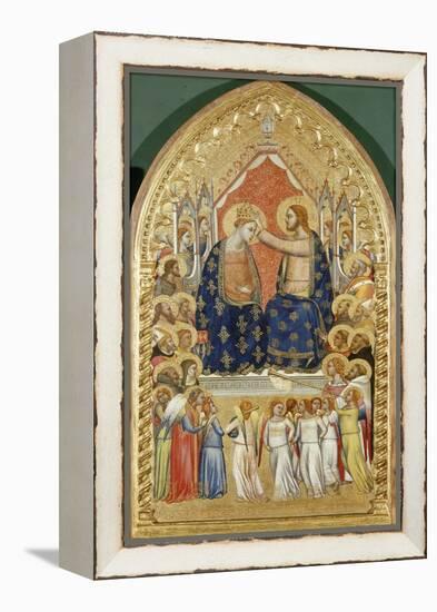 Coronation of Virgin Mary with Angels and Saints-Florentinisch-Framed Premier Image Canvas