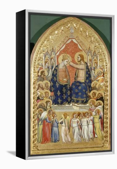 Coronation of Virgin Mary with Angels and Saints-Florentinisch-Framed Premier Image Canvas