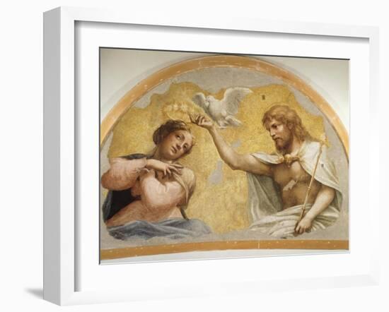 Coronation of Virgin-Antonio Allegri Da Correggio-Framed Giclee Print