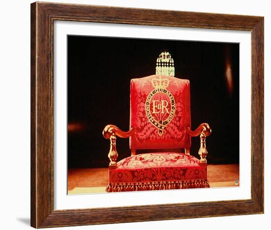 Coronation Throne, 1953-British Pathe-Framed Giclee Print