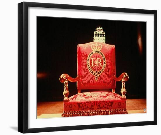 Coronation Throne, 1953-British Pathe-Framed Giclee Print