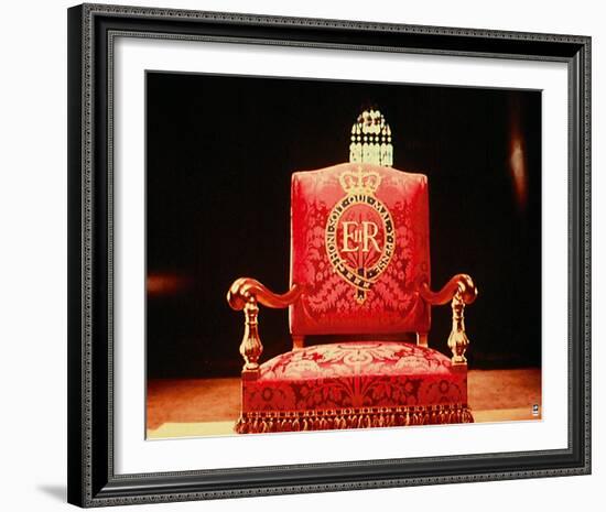 Coronation Throne, 1953-British Pathe-Framed Giclee Print