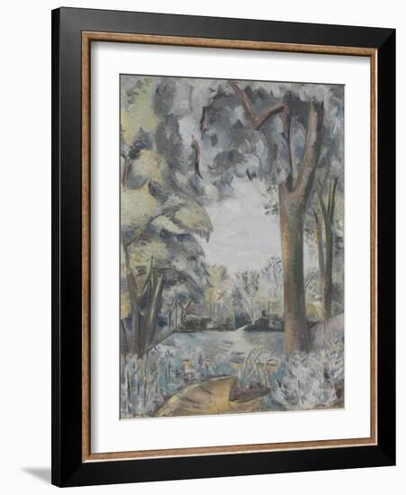 Coronilla Landscape, 1929 (Oil on Canvas)-Paul Nash-Framed Giclee Print