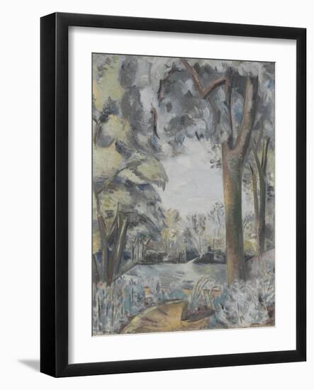 Coronilla Landscape, 1929 (Oil on Canvas)-Paul Nash-Framed Giclee Print