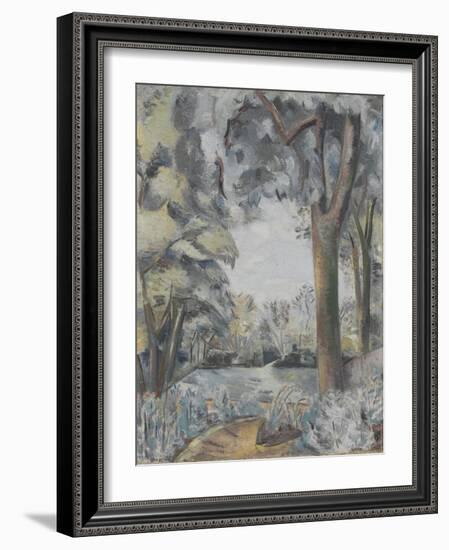 Coronilla Landscape, 1929 (Oil on Canvas)-Paul Nash-Framed Giclee Print