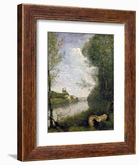 Corot: Cathedral, C1855-60-Jean-Baptiste-Camille Corot-Framed Giclee Print