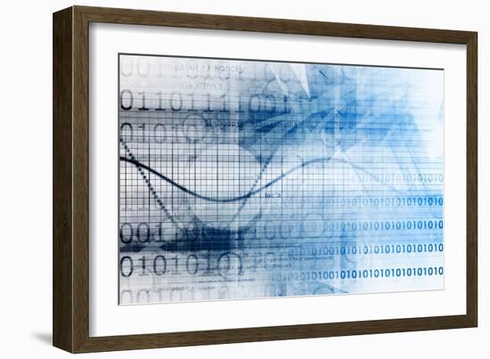 Corporate Background-kentoh-Framed Art Print