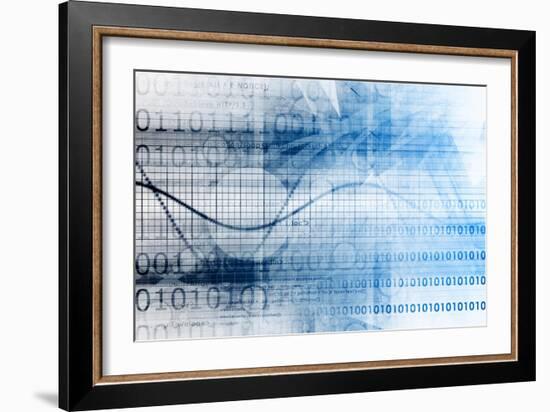 Corporate Background-kentoh-Framed Art Print