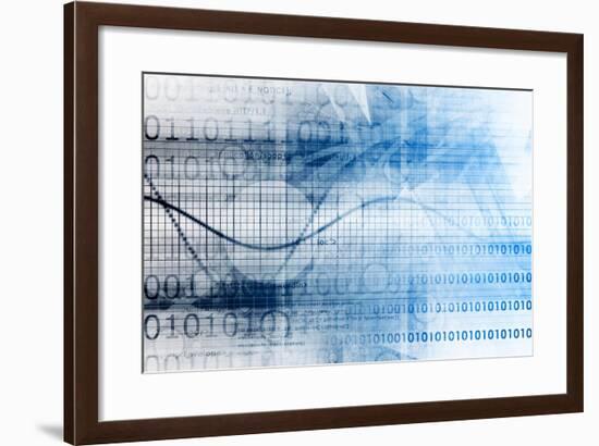 Corporate Background-kentoh-Framed Art Print