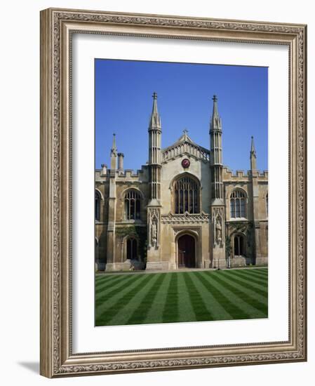 Corpus Christi College, Cambridge, Cambridgeshire, England, United Kingdom, Europe-Hunter David-Framed Photographic Print