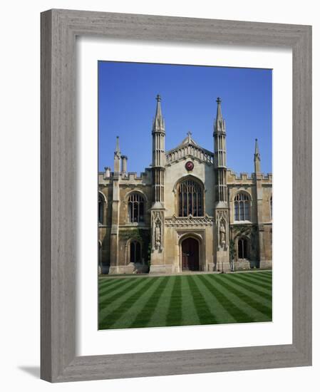 Corpus Christi College, Cambridge, Cambridgeshire, England, United Kingdom, Europe-Hunter David-Framed Photographic Print