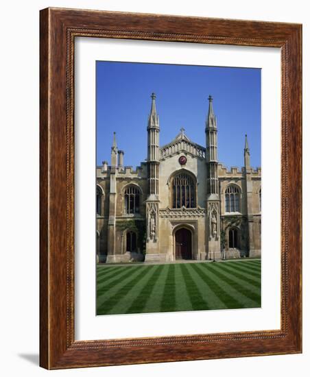 Corpus Christi College, Cambridge, Cambridgeshire, England, United Kingdom, Europe-Hunter David-Framed Photographic Print