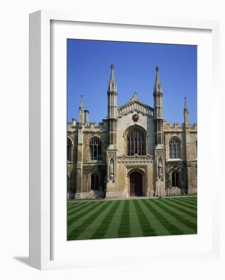 Corpus Christi College, Cambridge, Cambridgeshire, England, United Kingdom, Europe-Hunter David-Framed Photographic Print