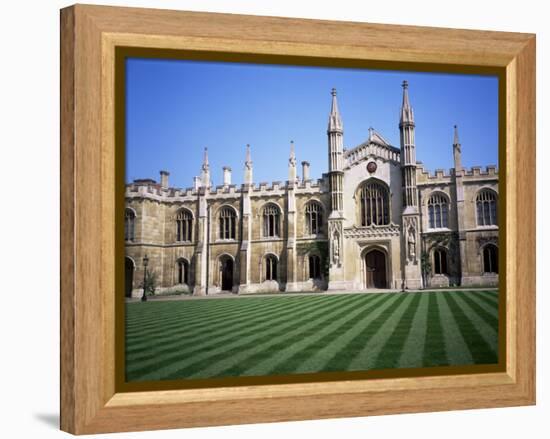 Corpus Christi College, Cambridge, Cambridgeshire, England, United Kingdom-David Hunter-Framed Premier Image Canvas