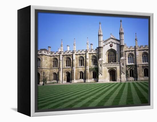 Corpus Christi College, Cambridge, Cambridgeshire, England, United Kingdom-David Hunter-Framed Premier Image Canvas