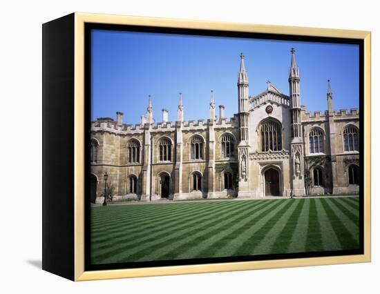 Corpus Christi College, Cambridge, Cambridgeshire, England, United Kingdom-David Hunter-Framed Premier Image Canvas