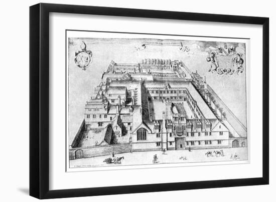 Corpus Christi College, Oxford-David Loggan-Framed Giclee Print