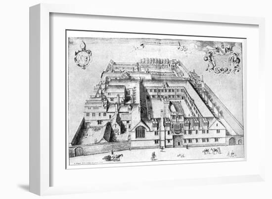 Corpus Christi College, Oxford-David Loggan-Framed Giclee Print