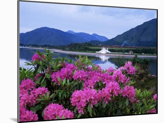 Corran Lighthouse and Loch Linnhe, Highland Region, Scotland, United Kingdom-Kathy Collins-Mounted Photographic Print