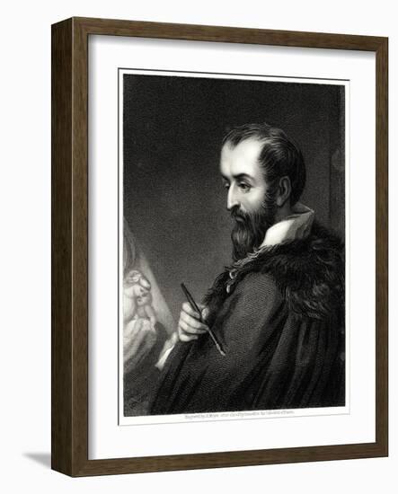 Correggio, 19th Century-Henry Meyer-Framed Giclee Print