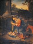 Madonna Adoring the Child-Correggio-Art Print