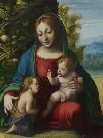Madonna Adoring the Child-Correggio-Art Print