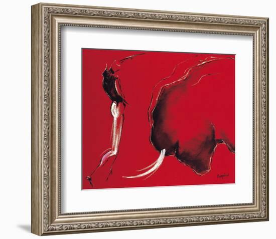 Corrida II-Pascal Guerineau-Framed Art Print