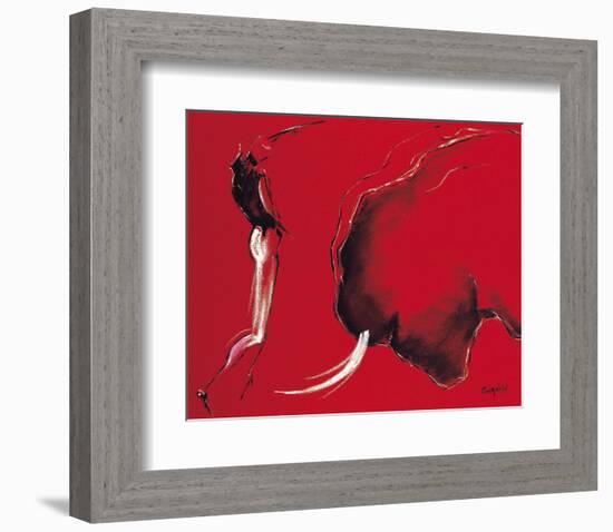 Corrida II-Pascal Guerineau-Framed Art Print