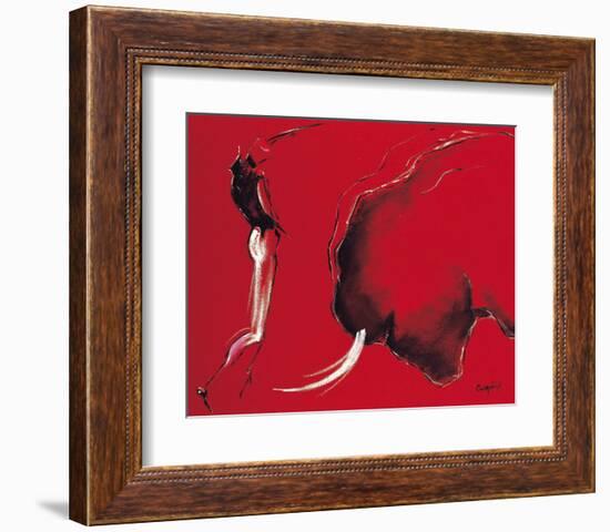 Corrida II-Pascal Guerineau-Framed Art Print