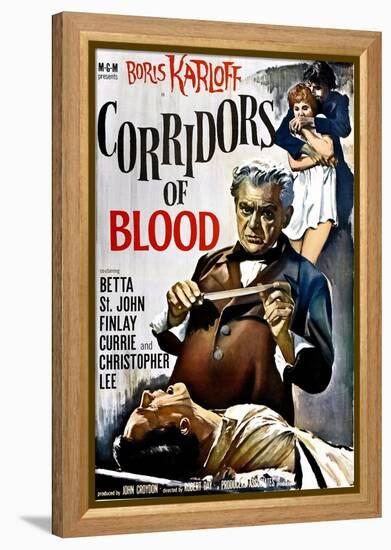 Corridors of Blood, Boris Karloff, 1958-null-Framed Stretched Canvas