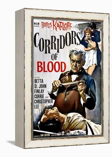 Corridors of Blood, Boris Karloff, 1958-null-Framed Stretched Canvas