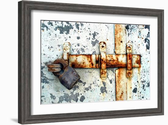 Corroded Metal-Tony Craddock-Framed Photographic Print