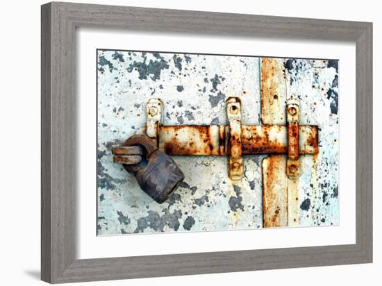 Corroded Metal-Tony Craddock-Framed Photographic Print