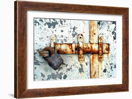 Corroded Metal-Tony Craddock-Framed Photographic Print